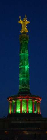 Lighted TV Tower at Alexanderplatz