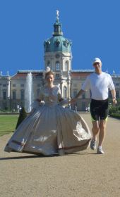 Fotoshooting mit Rebecca und Mike im Barockgarten vom Schloss Charlottenburg