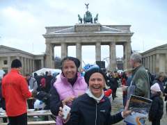 Start zum Berliner Neujahrslauf am Brandenburger Tor