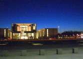 Runnings in Berlin - Kanzleramt at night