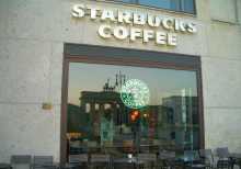 Meeting point Starbucks Coffee across Hotel Adlon Kempinski Berlin